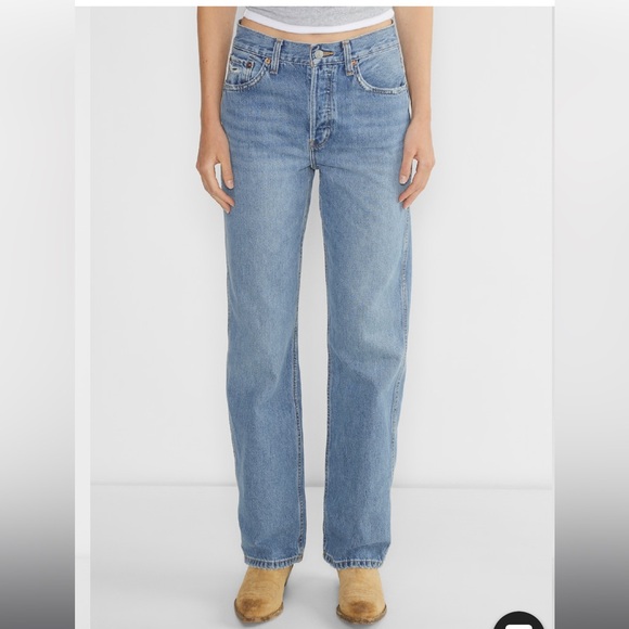 Re/Done High Rise 90’s loose jeans